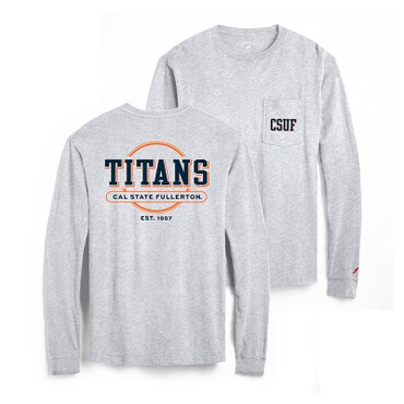 League Titan Back Longsleeve - Ash
